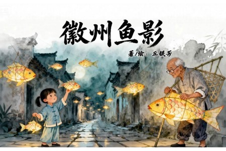 AI+儿童文学创作优秀作品-《徽州鱼影》