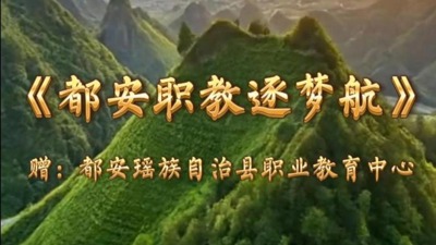 《都安职教逐梦航》赠都安瑶族自治县职业教育中心