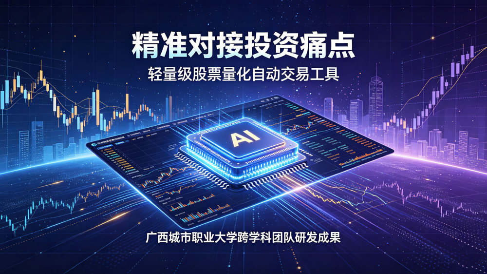 精准对接投资痛点—广西城市职业大学跨学科团队打造智能交易工具