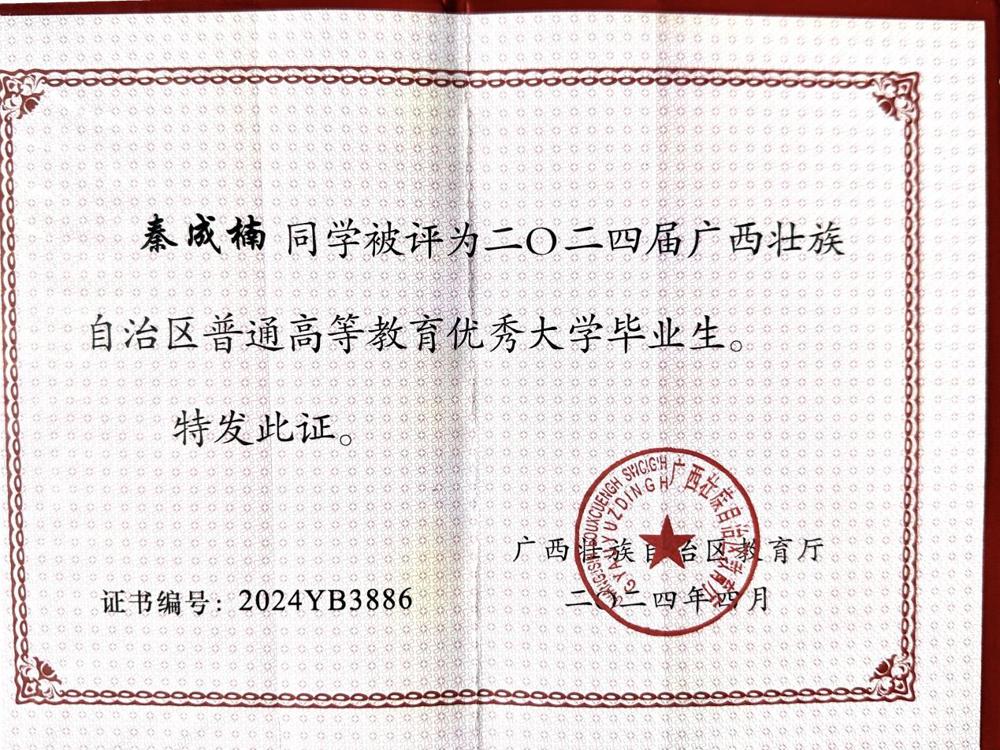 区优秀毕业生