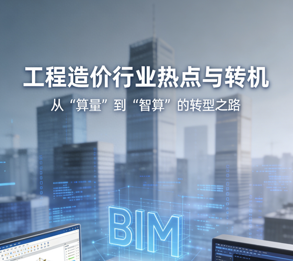 工程造价行业热点及转机——从“算量”到“智算”的转型之路